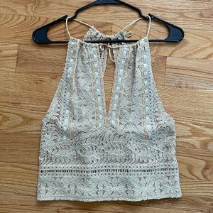 Free People Lace Crop Top